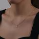 Золотая подвеска Diamant с фианитом