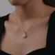 Золотая подвеска Diamant с фианитом