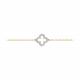 Золотой браслет Diamant с фианитом