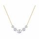 Золотое колье Diamant с фианитом