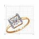 Золотое кольцо Diamant с бриллиантом