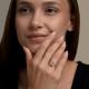 Золотое кольцо Diamant с бриллиантом