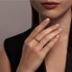 Золотое кольцо Diamant с рубином и бриллиантом выращенным