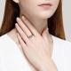 Золотое кольцо Diamant с топазом и фианитом