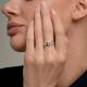 Золотое кольцо Diamant с фианитом