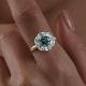 Золотое кольцо Diamant с топазом и Лондон топазом