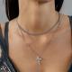 Серебряная подвеска TALANT с кристаллом Swarovski
