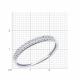 Кольцо из белого золота Diamant с фианитом