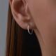 Серьги из белого золота Diamant