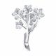 Брошь из белого золота Diamant с бриллиантом