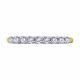 Кольцо из лимонного золота Diamant с фианитом