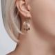 Серьги из лимонного золота Diamant