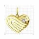 Подвеска из лимонного золота Diamant с фианитом