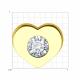 Подвеска из лимонного золота Diamant с фианитом