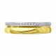 Кольцо из лимонного золота Diamant с бриллиантом