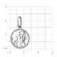 Серебряная подвеска Знак зодиака Лев TALANT
