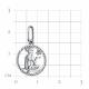 Серебряная подвеска Знак зодиака Дева TALANT