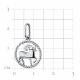Серебряная подвеска Знак зодиака Овен TALANT