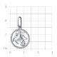 Серебряная подвеска Знак зодиака Козерог TALANT