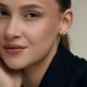 Золотые серьги SOKOLOV с бриллиантом и чёрным бриллиантом