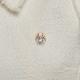 Золотая брошь SOKOLOV с топазом, фианитом и горным хрусталём