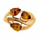 Серебряное кольцо SOKOLOV с янтарём