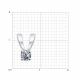Серебряная подвеска SOKOLOV с Swarovski