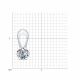 Серебряная подвеска SOKOLOV с Swarovski