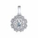 Серебряная подвеска SOKOLOV с Swarovski