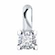 Серебряная подвеска SOKOLOV с Swarovski