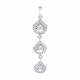 Серебряная подвеска SOKOLOV с Swarovski