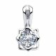 Серебряная подвеска SOKOLOV с Swarovski