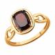 Серебряное кольцо SOKOLOV с гранатом