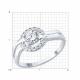 Серебряное кольцо Diamant с фианитом