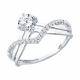 Серебряное кольцо Diamant с фианитом