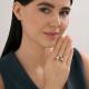 Серебряное кольцо Diamant с ювелирным кристаллом