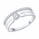 Серебряное кольцо Diamant с фианитом