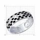 Серебряное кольцо Diamant с фианитом и эмалью