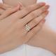 Серебряное кольцо Diamant с фианитом