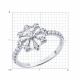 Серебряное кольцо Diamant с фианитом