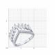 Серебряное кольцо Diamant с фианитом