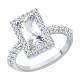 Серебряное кольцо Diamant с фианитом