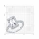 Серебряное кольцо Diamant с фианитом