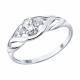 Серебряное кольцо Diamant с фианитом