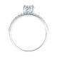 Серебряное кольцо Diamant с фианитом и эмалью
