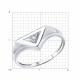 Серебряное кольцо Diamant с фианитом