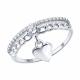 Серебряное кольцо Diamant с фианитом