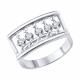 Серебряное кольцо Diamant с танцующим фианитом