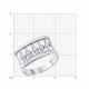 Серебряное кольцо Diamant с танцующим фианитом