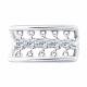 Серебряное кольцо Diamant с танцующим фианитом